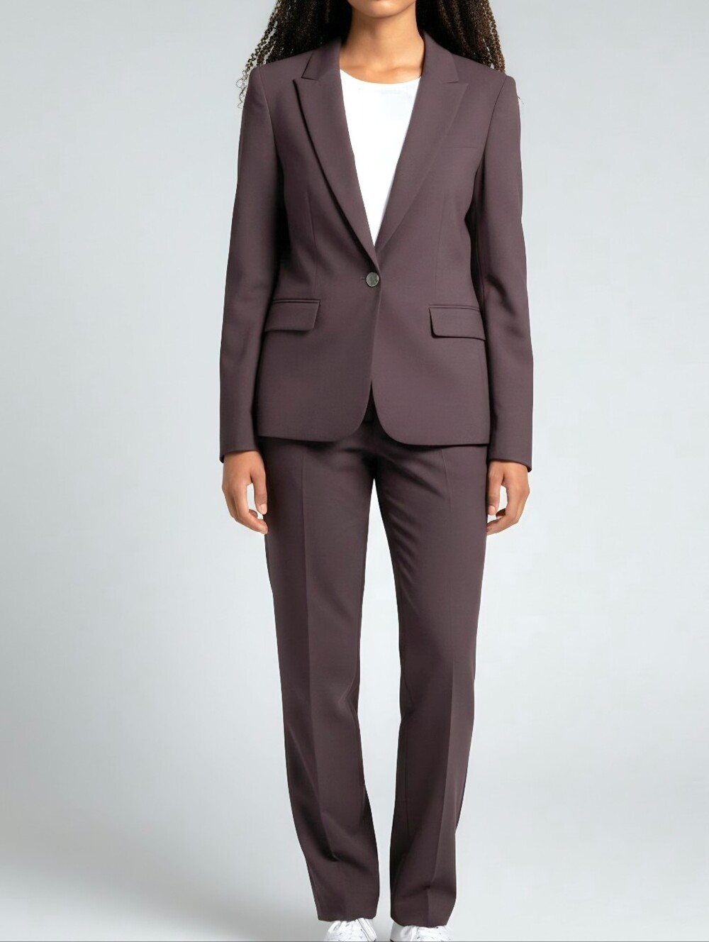 Talbots Ladies Dark Brown Blazer & Pant Suit